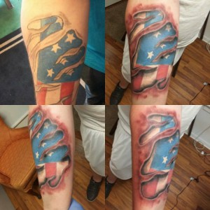 American Flag Touch up