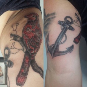 Cardinal and Anchor